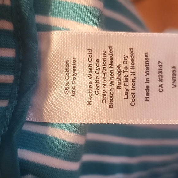 Talbots cotton striped blazer - Picture 6 of 9